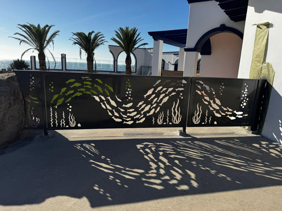 Celosía decorativa en acero